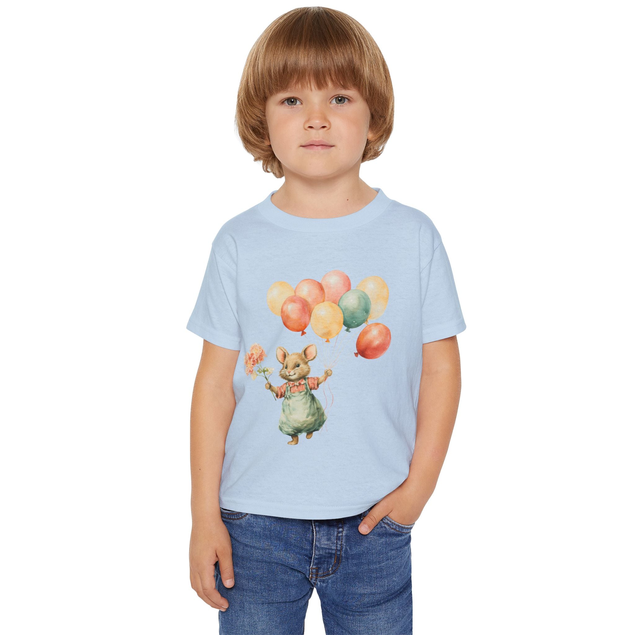 Kinder T-Shirt mit Maus von GLOWYBOX Studio