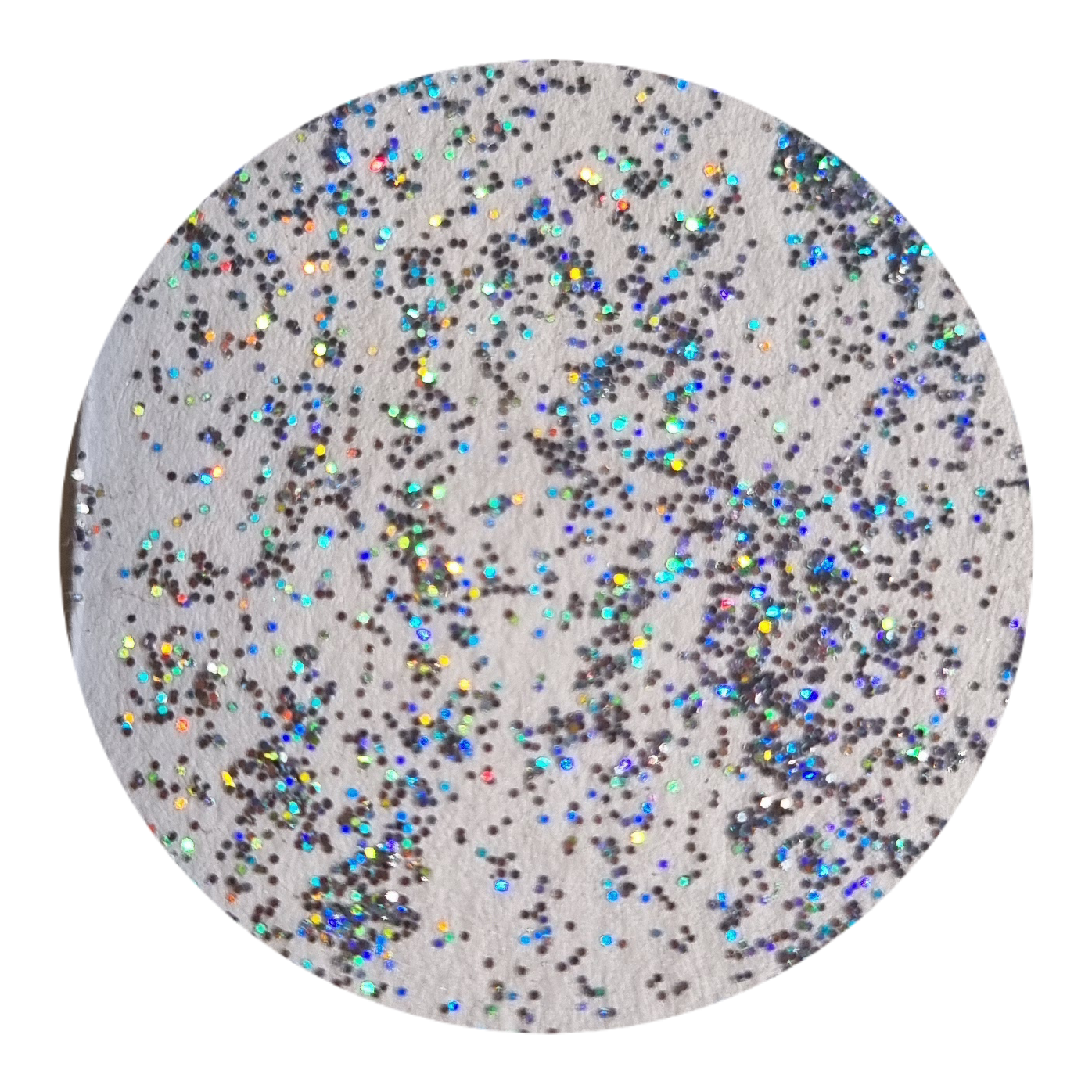 GLOWYBOX Holografische Glitter Aquarellfarbe, Glitzer Aquarell für besondere Highlight Glitzer Wasserfarben Holografische Farbe 1/2 Pfanne Metalliceffekt Aquarellfarbe (HOLO SILVERSTAR)
