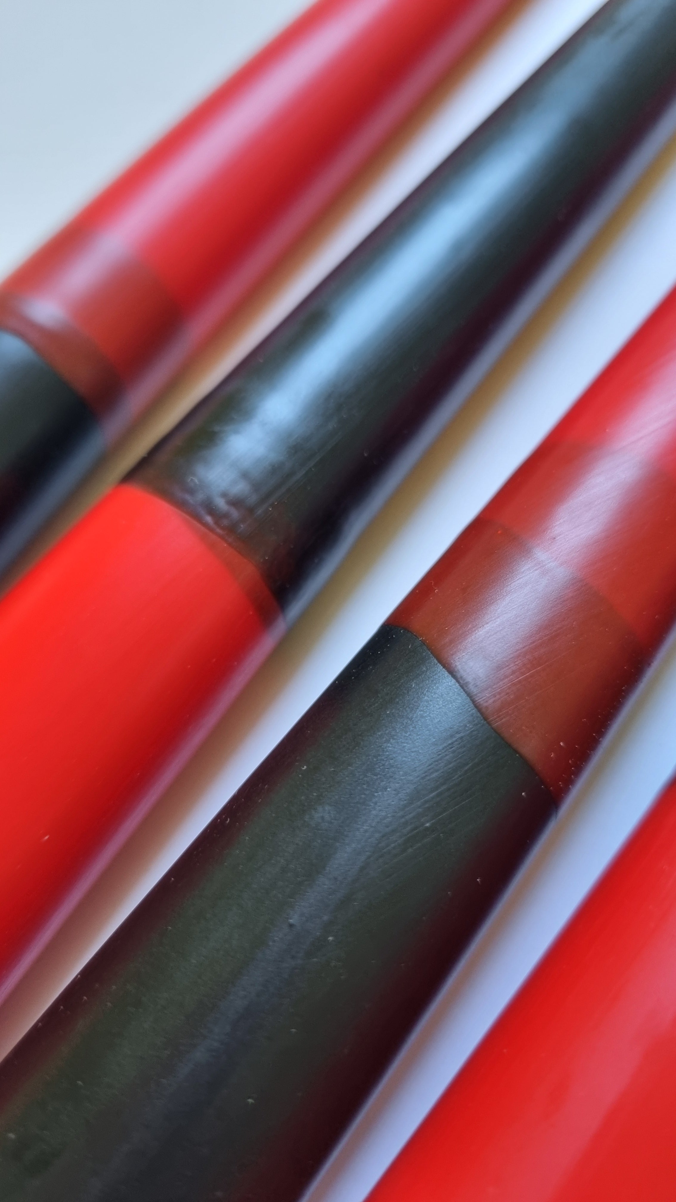 TROPFKERZEN Satanskerzen Hexenkerzen Vampirkerzen 4er SET Tropfkerzen Blutkerzen Gothickerzen betropfen Flaschenkerze Tropfkerze Gothic Kerze schwarz rot Topfkerzen 4er schwarz-rot