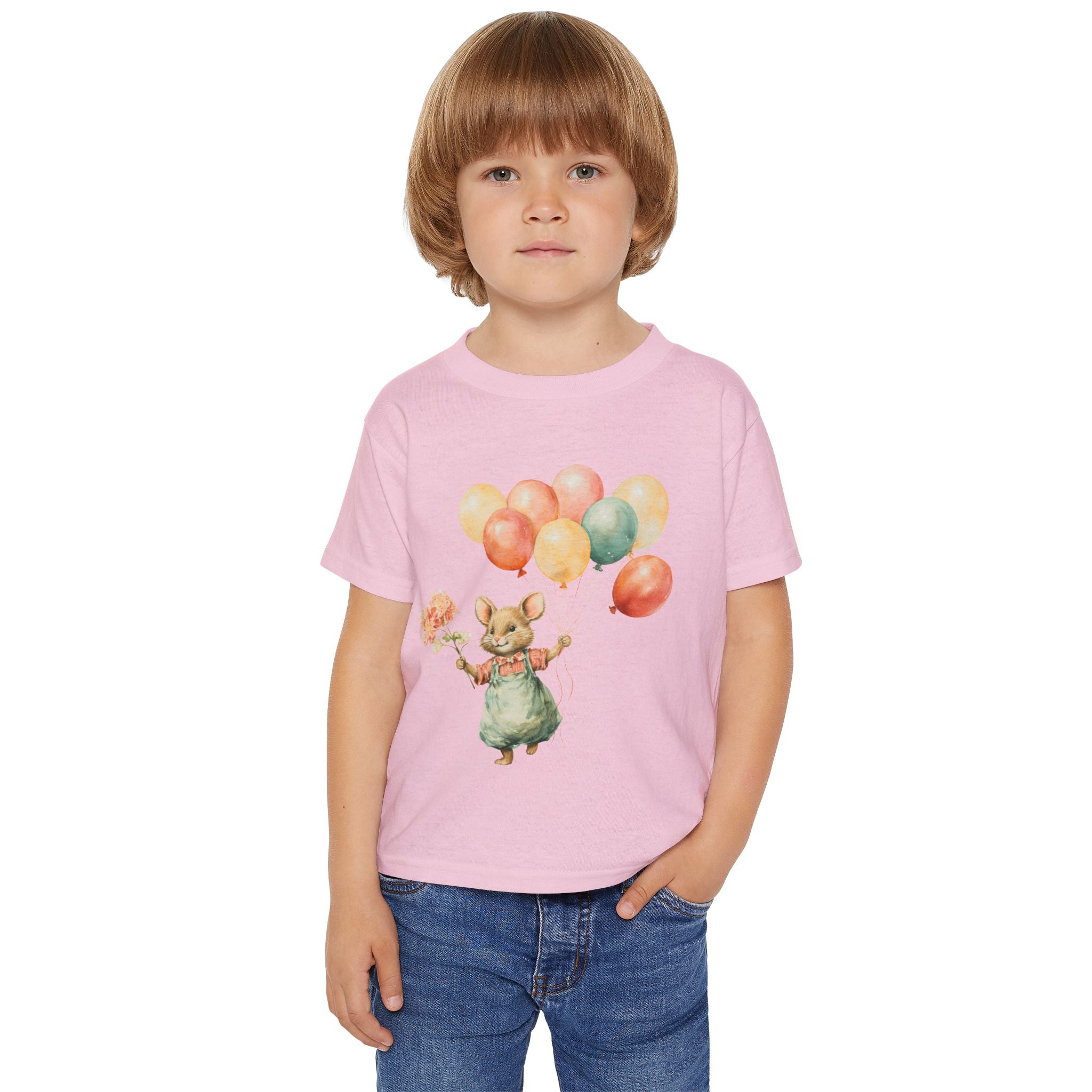 Kinder T-Shirt mit Maus von GLOWYBOX Studio