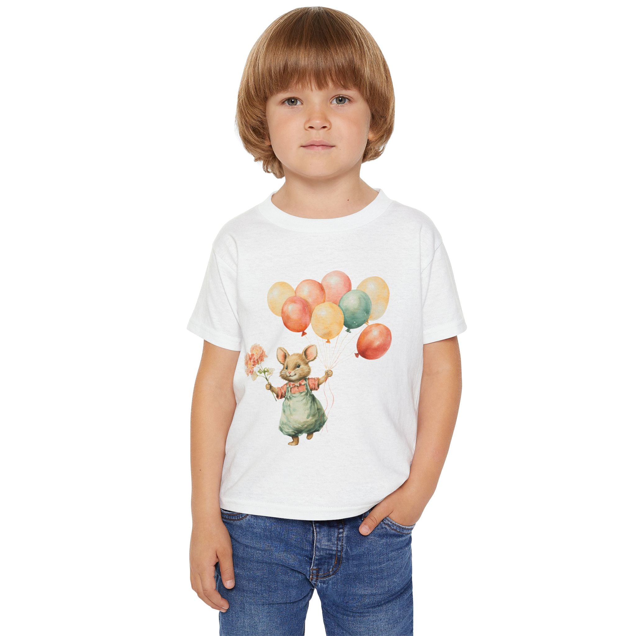Kinder T-Shirt mit Maus von GLOWYBOX Studio