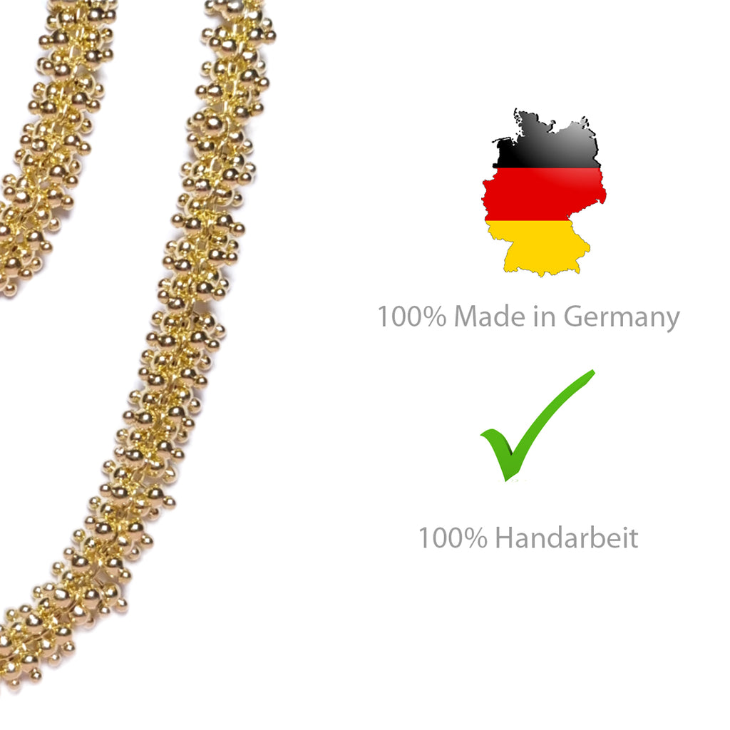 GLOWYBOX Armband gold Perlen Designerschmuck Damen individuelles Armband mit Miniperlen einzigartier Handmade Schmuck besonderes Armband Geschenk beste Freundin Geschenk Schmuck Damen