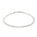 GLOWYBOX Diamant Armband aus natürlichen, echten Diamanten facettiert, Verschluss 925er Sterling Silber Tennisarmband, Diamantarmband Geschenkidee für Damen weiß